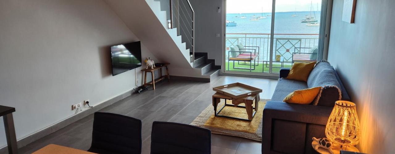 Beau Duplex Vue Mer Avec Piscine Et Acces Plage Marigot  Kültér fotó